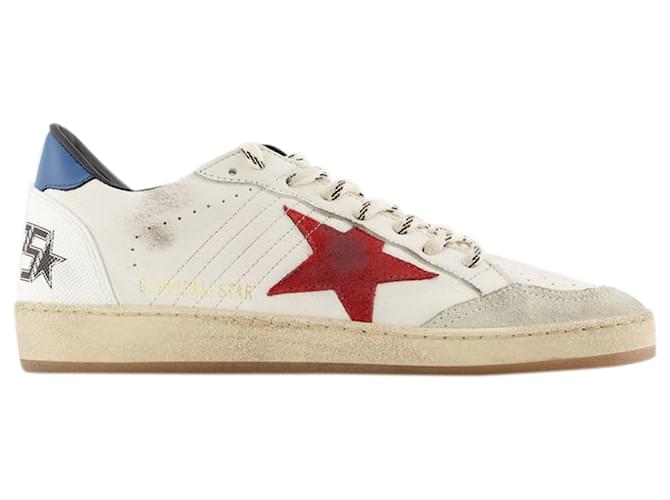 Ball Star Sneakers - Golden Goose Deluxe Brand - Leather - White Pony-style calfskin  ref.1209035